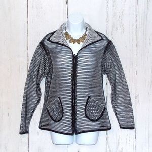 NWOT Cartise Punch Holes Reversible Jacket